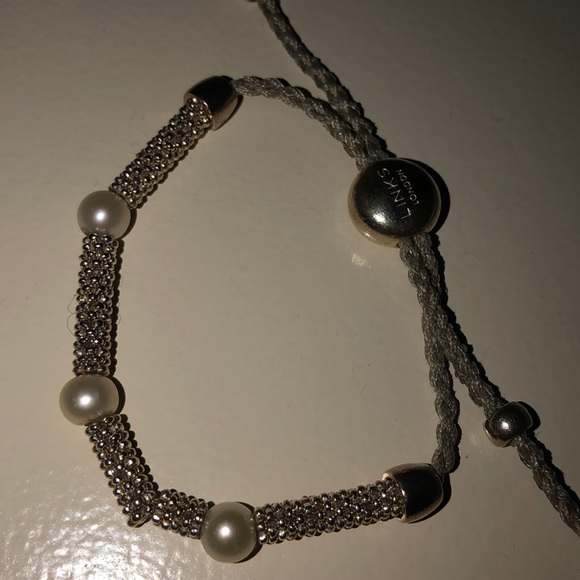 Silver and pearl bracelet from Links by London - Picture 2 of 3